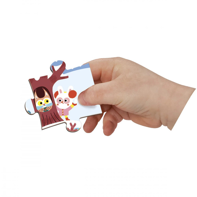 Janod Magnetipuzzle Anotimpurile 36 buc în formă de valiză