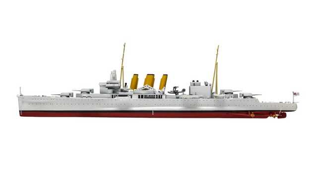 Classic Kit VINTAGE hajó A03203V - HMS Suffolk (1:600)