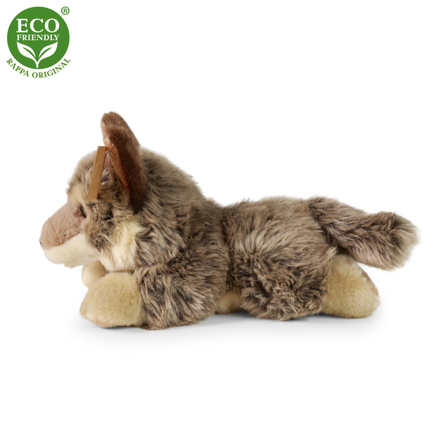 Peluche lupo sdraiato 20 cm ECO-FRIENDLY