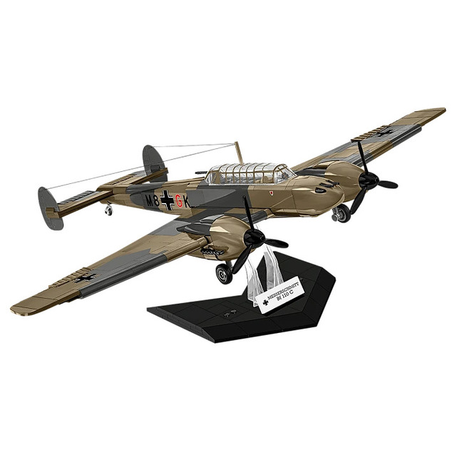 Cobi II WW Messerschmitt Bf 110C, 1:32, 573 p, 2 f