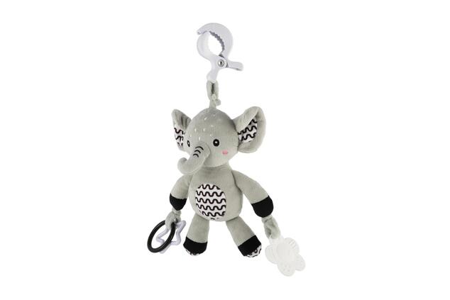 Slon babyted hrkálka plyš 30cm záves na postieľku/kočík