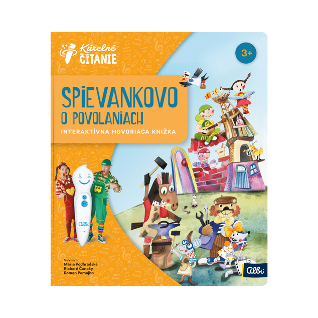 Albi Kúzelné čítanie Kniha Spievankovo: O povolaniach