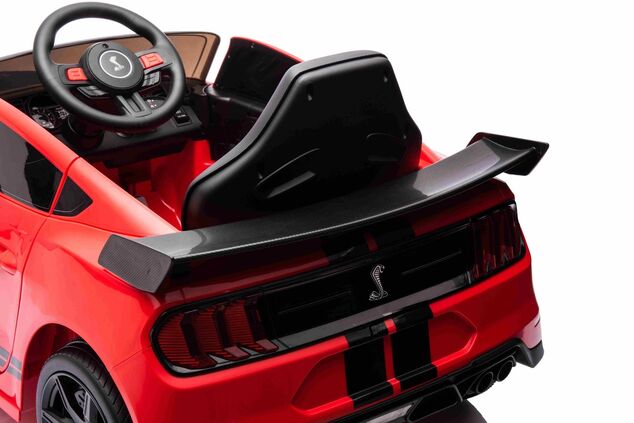 Elektrické autíčko Ford Shelby Mustang GT 500 Cobra, červené, 2,4 GHz diaľkové ovládanie