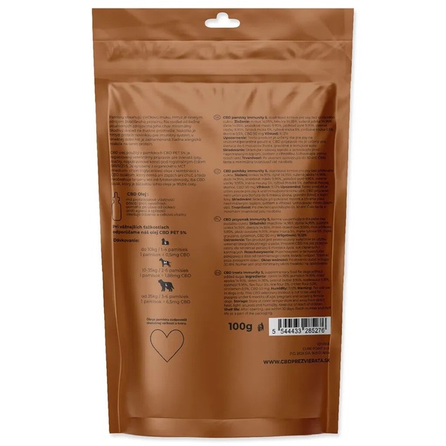 Pamlsok CBD Immunity S 100g