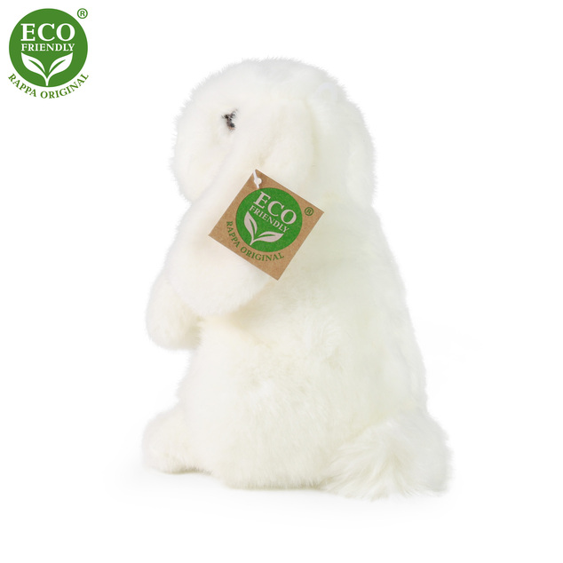Plyšový králik biely stojaci 18 cm ECO-FRIENDLY