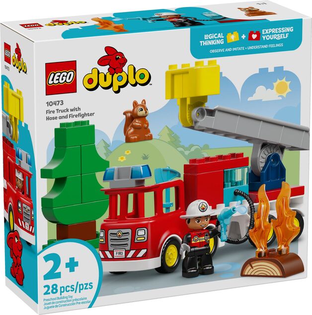 LEGO® DUPLO® 10473 Hasičské auto s hadicou a hasičom