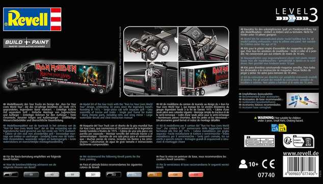 Plastic ModelKit auto 07740 - Tour Truck "Iron Maiden" (1:32)