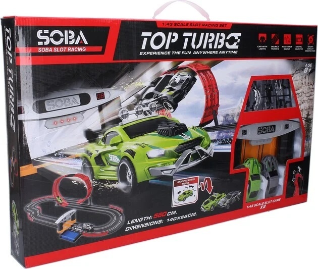 Autodráha so slučkou 560 cm 2 autá