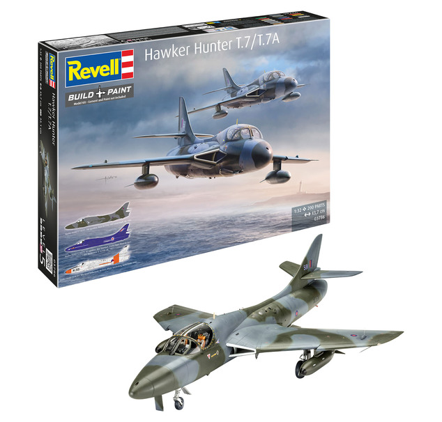 Plastic ModelKit aereo 03786 - Hawker Hunter T.7/T.7A (1:32)