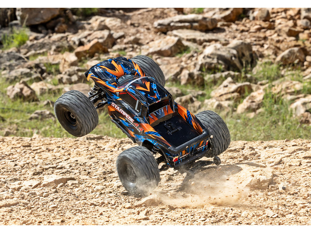Traxxas Stampede 4x4 1:10 VX3 RTR portocaliu