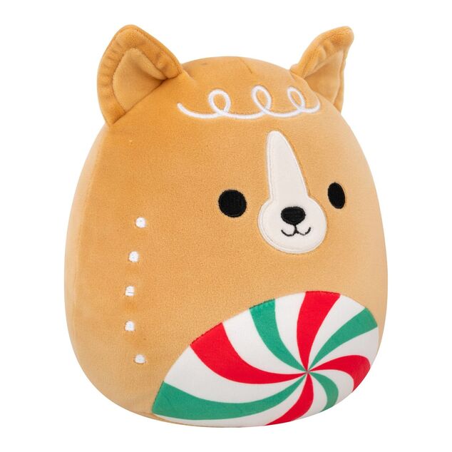 Squishmallows Perníkový corgi Louis, 13 cm