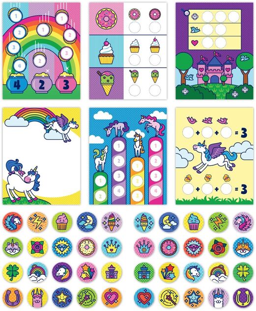 Melissa &amp; Doug Sticker wow samolepky jednorožci