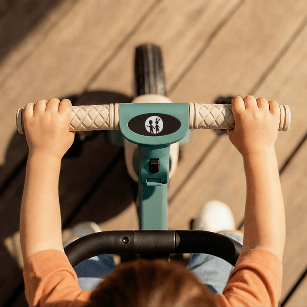 PETITE&amp;MARS Triciclo multifuncional 5 en 1 Turbo Plus Desert Sand