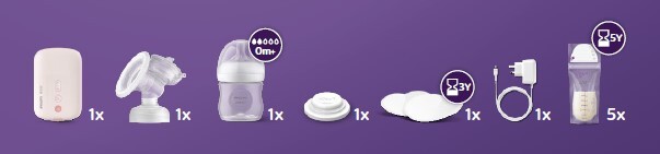 Philips AVENT Električna pumpa za majčino mlijeko SCF395/31+Poklon