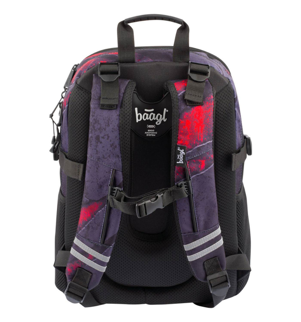 Rucsac școlar BAAGL Core Lava