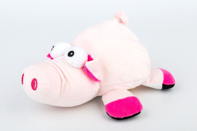 Magisches Plüschtier 2 in 1 Kuh/Schwein 25 cm