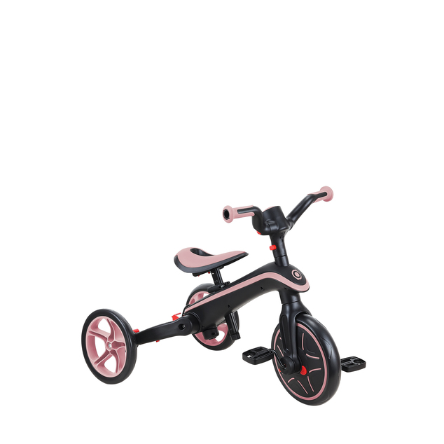 Globber detská trojkolka skladacia 4v1 - Deep Pastel Pink