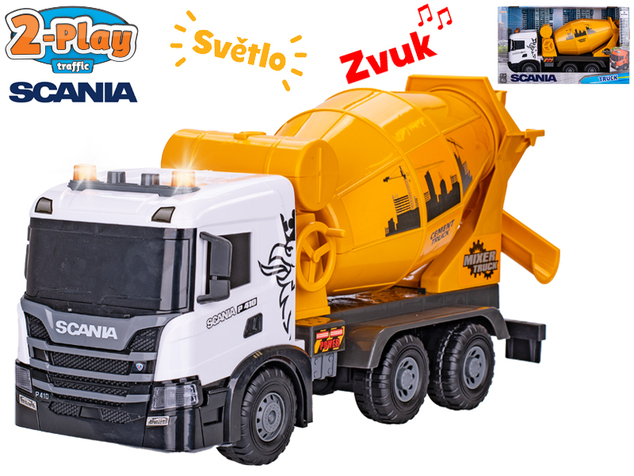 SCANIA Auto Domiešavač  54 cm so svetelnymi a zvukovymi efektmi