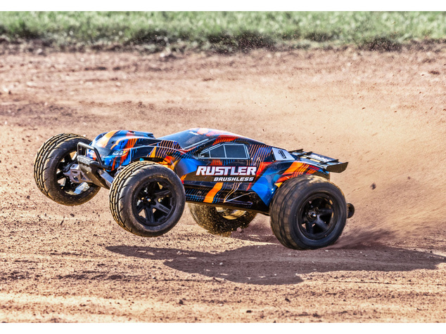 Traxxas Rustler 1:10 VX3 RTR čierny