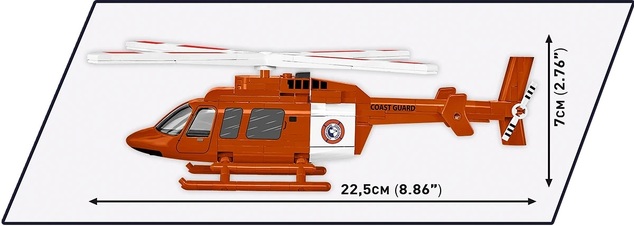 Cobi Bell 407 Pobřežní stráž, 1:48, 215 k