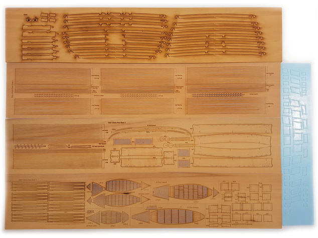 Vanguard Models HMS Indefatigable 1794 1:64 kit