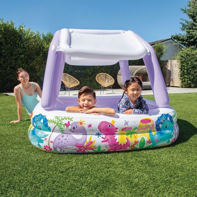 Intex nafukovací detský bazénik Akvárium so strieškou 57470, 157×157×122 cm