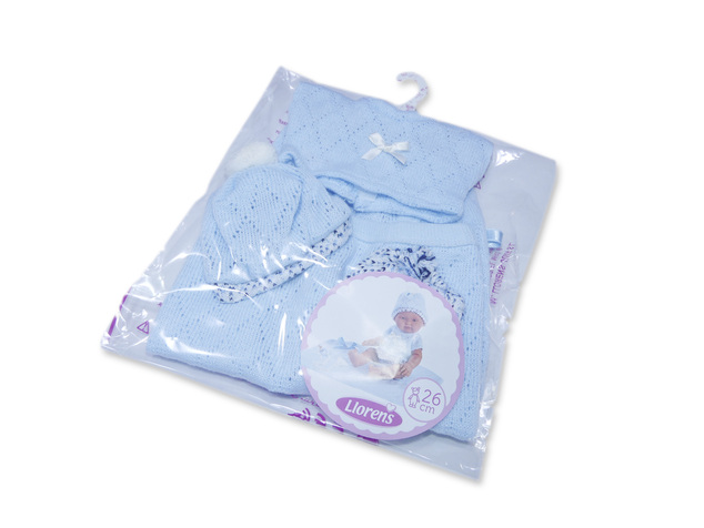 Llorens M26-293 oblečenie pre bábiku NEW BORN veľkosti 26 cm