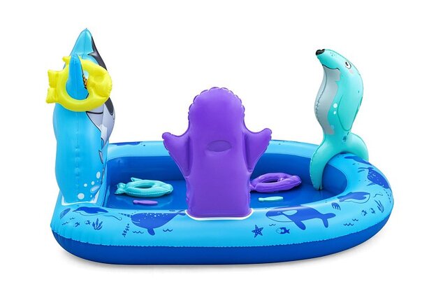Bestway Centro giochi gonfiabile Polar Pals, 1,34m x 1,31m x 73cm