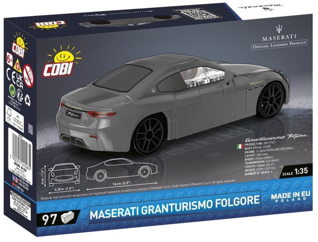 Cobi Maserati GranTurismo Folgore, 1:35, 97 PS