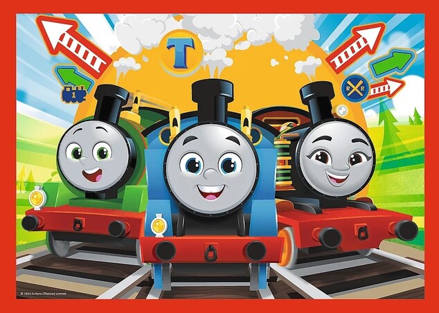 Puzzle 4v1 - Úžasný Tom / Thomas and Friends
