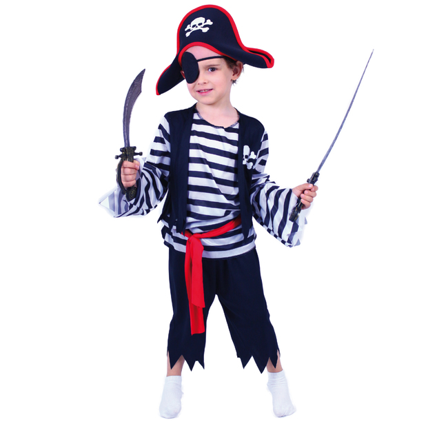 Kinderpiratenkostüm (S)