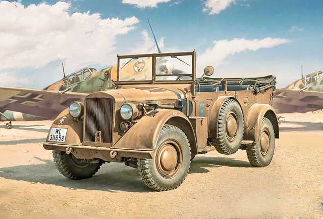 Model Kit katonai 6597 - Kfz. 12 Horch 901 type 40 frühen Ausf (1:35)