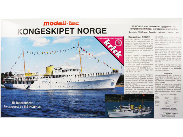 Modell-Tec Kongespiet Norge 1:60 kit