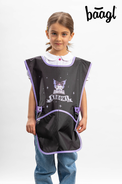 BAAGL SET 5 Airy Kuromi Fortune Dream: zaino, astuccio, sacchetto, grembiule, portafoglio GRS