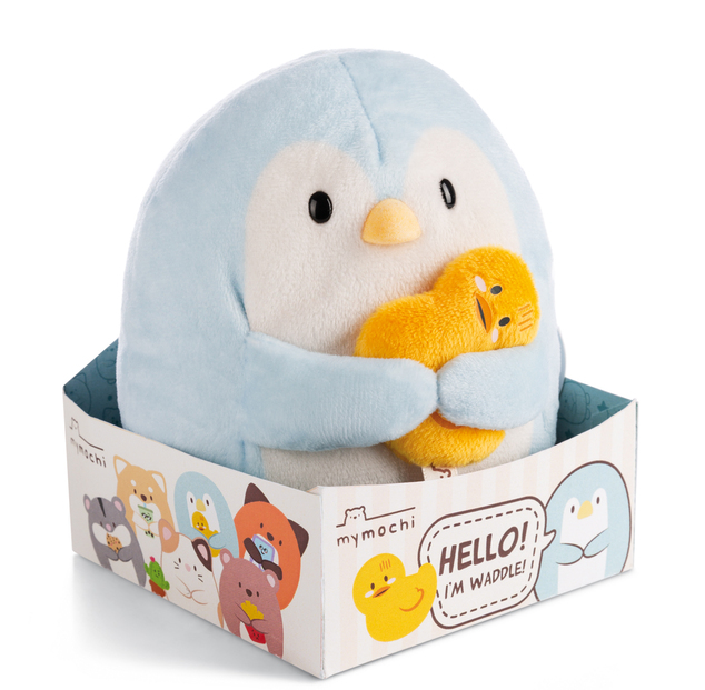 NICI plyš MyMochi Tučniak Waddle 16cm s kačičkou v darčekovom balení