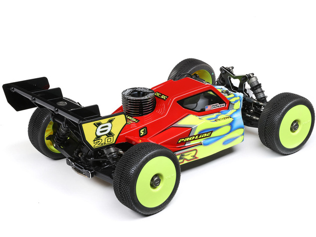 Kit da corsa TLR 8ight-X/E 2.0 Combo Nitro/Buggy elettrico 1:8 4WD