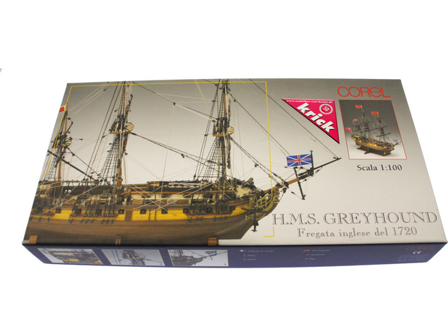 COREL HMS Greyhound fregata 1720 1:100 kit