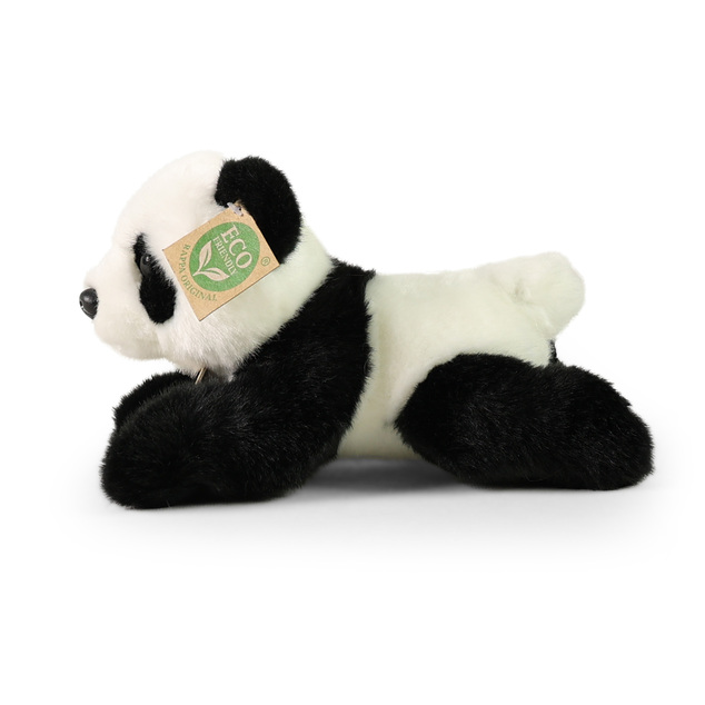 Panda di peluche sdraiata 20 cm ECO-FRIENDLY