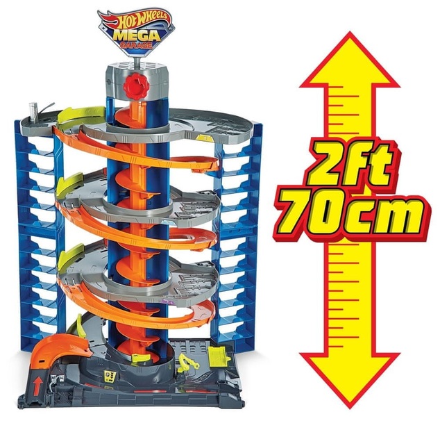 Mattel Hot Wheels City Enhanced Mega Garage GTT95