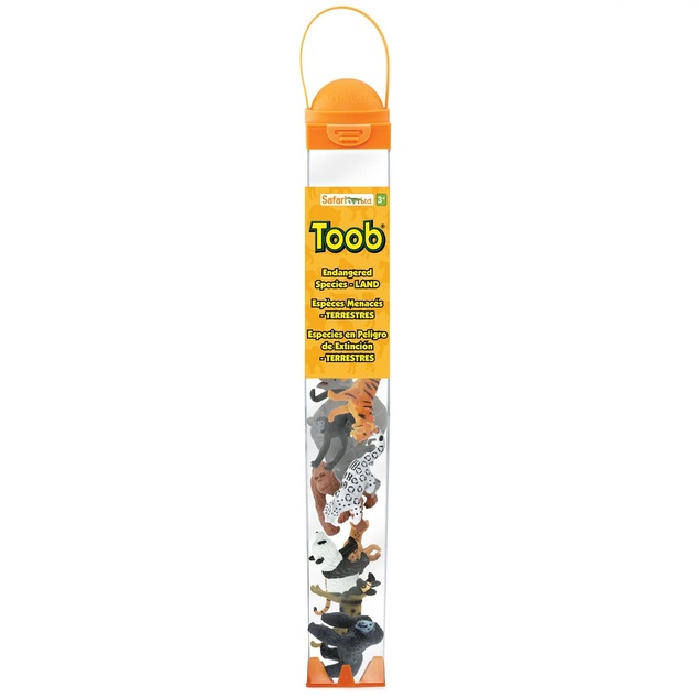 Safari® Toob  Ohrozené zvieratá pevnina 10 figúrok