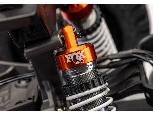 Traxxas hlava tlumiče GTR oranžová Fox (4)