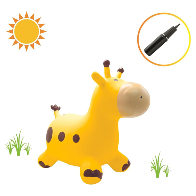 Lexibook Aufblasbare Hüpfgiraffe
