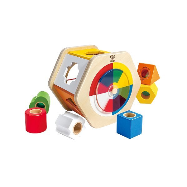 Hape Drevená vkladačka s geometrickými tvarmi