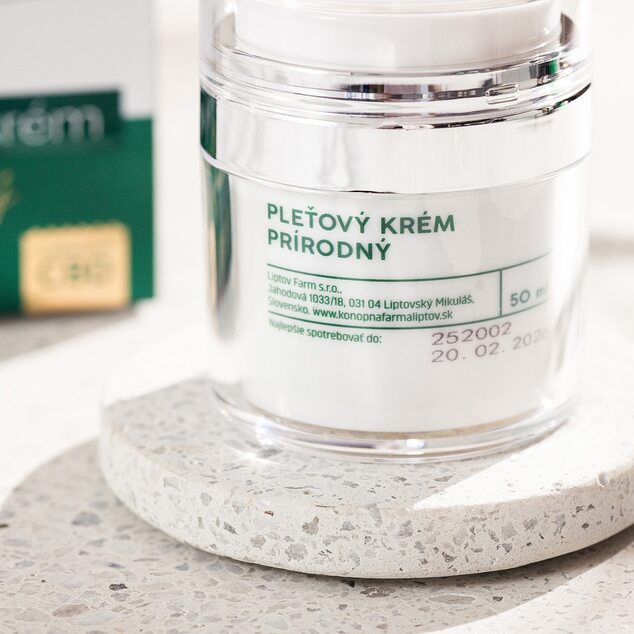 CBD Krém Prírodný LUXURY 50 ml