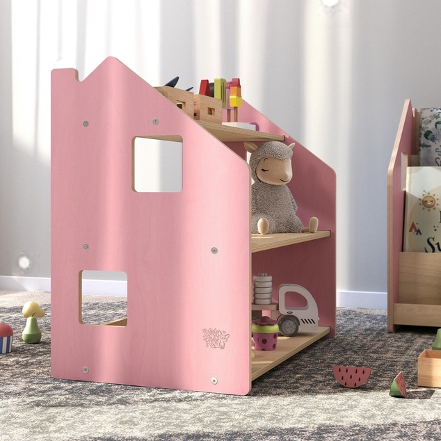 BusyKids Police na hračky růžová