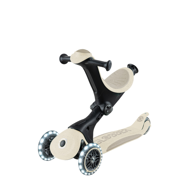Globber kolobežka Go Up deluxe lights ecologic 360 ° coconut