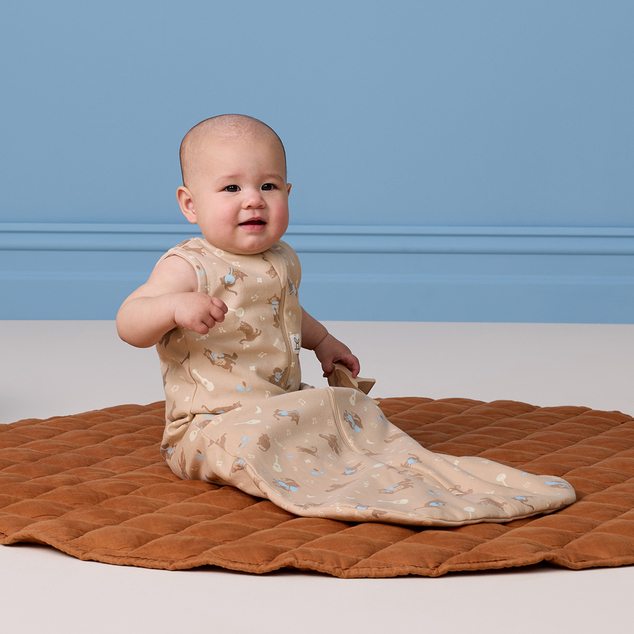 ERGOPOUCH Schlafsack aus Bio-Baumwolle Jersey Melody 3-12m, 6-10kg, 1,0tog