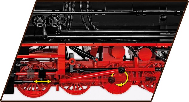 Cobi DR BR 52 parná lokomotíva, 1:35, 2505 k, 1 f