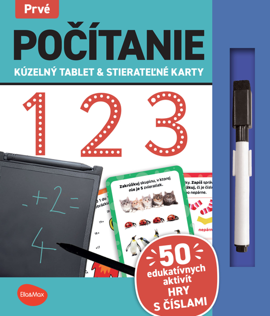 Kúzelný tablet &amp; stierateľné karty – Prvé Počítanie