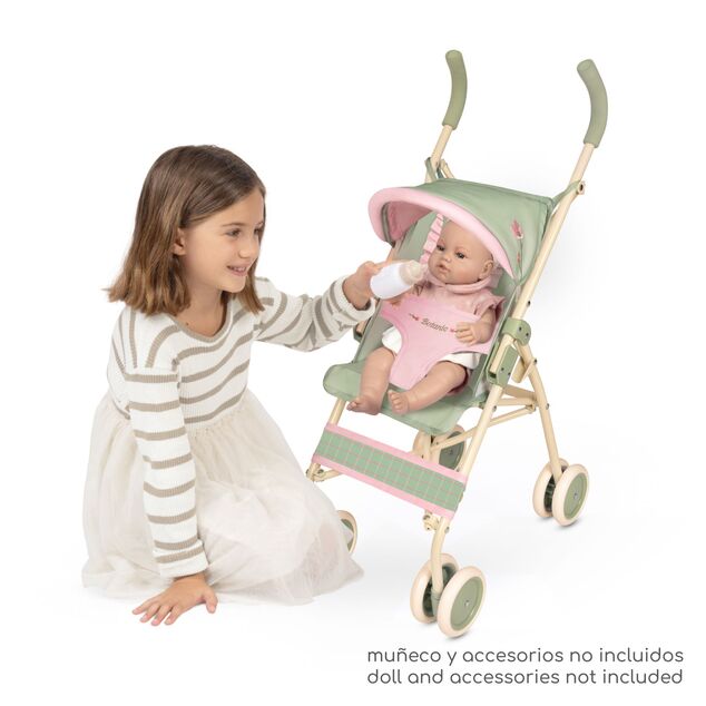 DeCuevas 90168 Cărucior pliabil pentru păpuși Golf Club XL Botanic 2026 – 75 cm